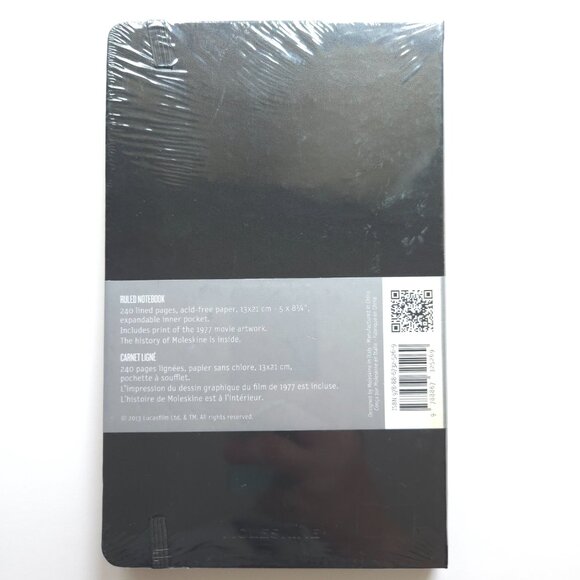 Limited Edition Moleskine Star Wars Darth Vader Notebook, Brand New, Sealed - Picture 2 of 5